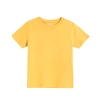 Children's short-sleeved pure cotton boys' short-sleeved T-shirt top, solid color T-shirt, summer girls' summer pure cotton base layer, children's clothing Item Picture